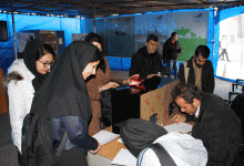 گزارش تصویری  از بازدید نمایشگاه دستاورد های هسته ای در  دانشگاه صنعتی شاهرود
